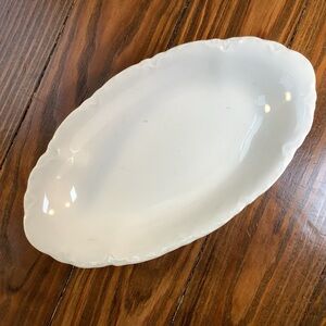 Elegant Vintage Pope Gosser China Small Tray Platter Dish 9”